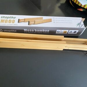 Bamboo Expandable Drawer Organizer